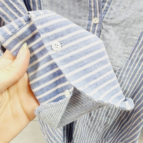 J. Crew Striped Blouse - Picture 6 of 9